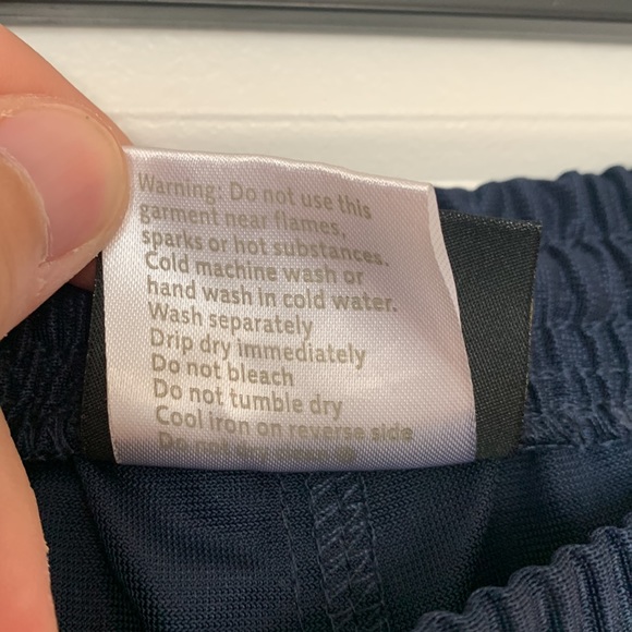 Mens 2XL XXL Navy ISC Team NRL Melbourne Storm Rugby Footy Replica Shorts Used - Picture 7 of 9